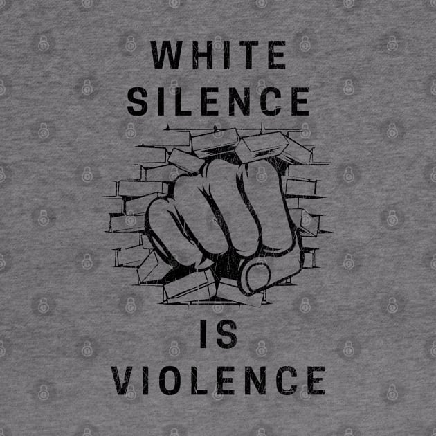 White Silence Is Violence by CF.LAB.DESIGN